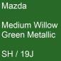 Preview: Mazda, Medium Willow Green Metallic, SH / 19J.